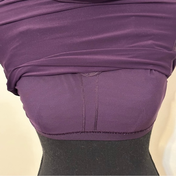 Lululemon Push Your Limits CrissCross Razorback Deep Purple Tank Size 6 EUC $40 - Picture 5 of 10